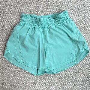 Lululemon Mint Green shorts, size 6